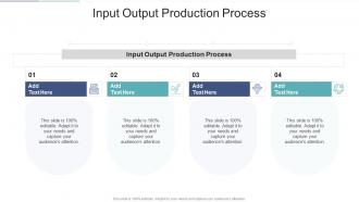 Input Output Production Process In Powerpoint And Google Slides Cpb