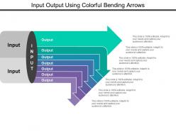Input Output Using Colorful Bending Arrows