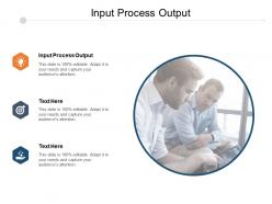 Input process output ppt powerpoint presentation pictures format ideas cpb