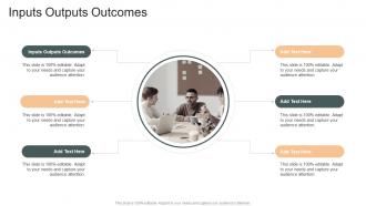 Inputs Outputs Outcomes In Powerpoint And Google Slides Cpb
