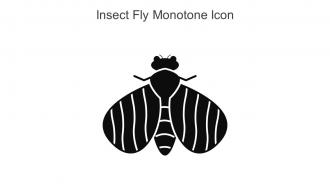 Insect Fly Monotone Icon In Powerpoint Pptx Png And Editable Eps Format