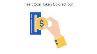 Insert Coin Token Colored Icon In Powerpoint Pptx Png And Editable Eps Format
