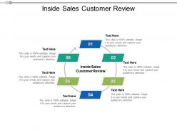 Inside sales customer review ppt powerpoint presentation clipart cpb