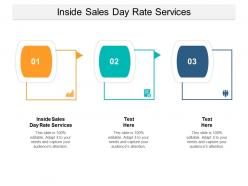 Inside sales day rate services ppt powerpoint presentation layouts slideshow cpb