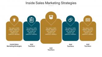 Inside Sales Marketing Strategies Ppt Powerpoint Presentation Infographics Background Image Cpb
