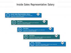 Inside sales representative salary ppt powerpoint presentation professional graphics cpb