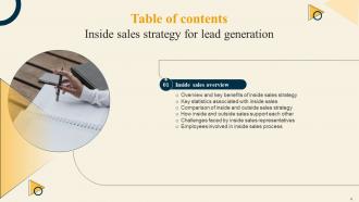 Inside Sales Strategy For Lead Generation Powerpoint Presentation Slides Strategy CD Best Editable