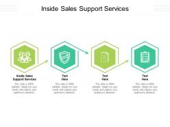 Inside sales support services ppt powerpoint presentation gallery example cpb