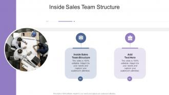 Inside Sales Team Structure In Powerpoint And Google Slides Cpb