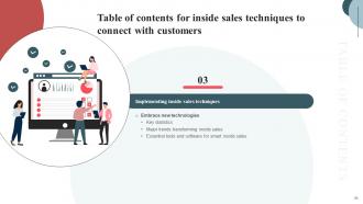 Inside Sales Techniques To Connect With Customers Powerpoint Presentation Slides SA CD Attractive Unique