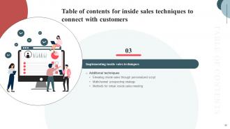 Inside Sales Techniques To Connect With Customers Powerpoint Presentation Slides SA CD Engaging Unique