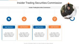 Insider Trading Securities Commission In Powerpoint And Google Slides Cpb