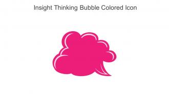 Insight Thinking Bubble Colored Icon In Powerpoint Pptx Png And Editable Eps Format