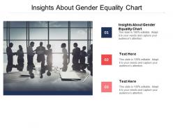 Insights about gender equality chart ppt powerpoint presentation gallery example cpb
