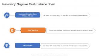 Insolvency Negative Cash Balance Sheet In Powerpoint And Google Slides Cpb