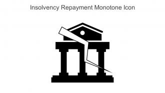 Insolvency Repayment Monotone Icon In Powerpoint Pptx Png And Editable Eps Format