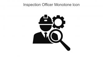 Inspection Officer Monotone Icon In Powerpoint Pptx Png And Editable Eps Format