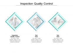 Inspection quality control ppt powerpoint presentation portfolio graphics cpb