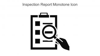 Inspection Report Monotone Icon In Powerpoint Pptx Png And Editable Eps Format