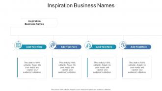 Inspiration Business Names In Powerpoint And Google Slides Cpb