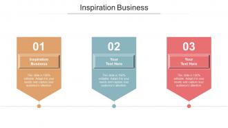 Inspiration business ppt powerpoint presentation summary designs cpb