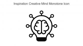 Inspiration Creative Mind Monotone Icon In Powerpoint Pptx Png And Editable Eps Format