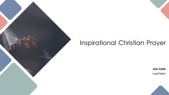 Inspirational Christian Prayer PPT Example AT