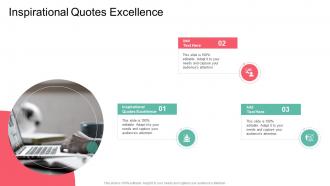 Inspirational Quotes Excellence In Powerpoint And Google Slides Cpb