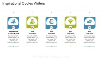 Inspirational Quotes Writers In Powerpoint And Google Slides Cpb