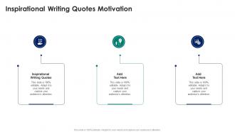 Inspirational Writing Quotes Motivation In Powerpoint And Google Slides Cpb