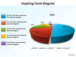 Inspiring circle diagram data driven pie chart powerpoint diagram templates graphics 712