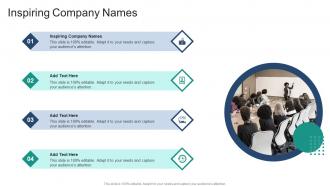 Inspiring Company Names In Powerpoint And Google Slides Cpb