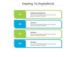 Inspiring vs inspirational ppt powerpoint presentation professional cpb