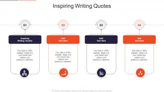 Inspiring Writing Quotes In Powerpoint And Google Slides Cpb