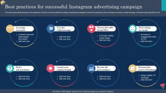 Instagram Advertising To Enhance Best Practices For Successful Instagram Advertising Campaign