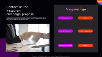 Instagram Campaign Proposal Powerpoint Presentation Slides Appealing Designed
