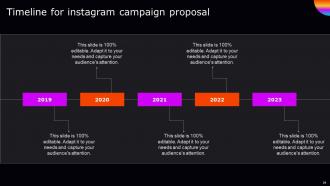 Instagram Campaign Proposal Powerpoint Presentation Slides Multipurpose Designed