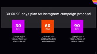 Instagram Campaign Proposal Powerpoint Presentation Slides Attractive Designed