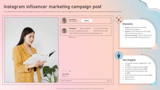 Instagram Influencer Marketing Campaign Post Influencer Guide To Strengthen Brand Image Strategy Ss