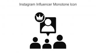 Instagram Influencer Monotone Icon In Powerpoint Pptx Png And Editable Eps Format
