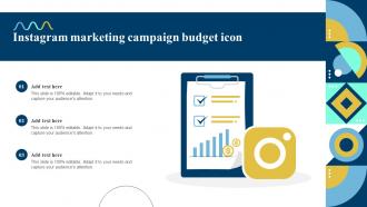 Instagram Marketing Campaign Budget Icon
