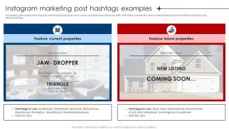 Instagram Marketing Post Hashtags Examples Digital Marketing Strategies For Real Estate MKT SS V