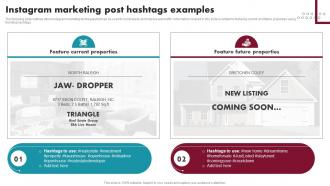Instagram Marketing Post Hashtags Examples Innovative Ideas For Real Estate MKT SS V
