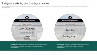 Instagram Marketing Post Hashtags Examples Real Estate Branding Strategies To Attract MKT SS V