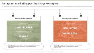 Instagram Marketing Post Hashtags Lead Generation Techniques To Expand MKT SS V