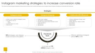 Instagram Marketing Strategies To Increase Revenue Boosting Marketing Plan Strategy SS V