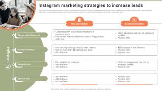 Instagram Marketing Strategies To Lead Generation Techniques To Expand MKT SS V