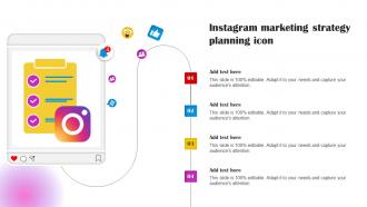 Instagram Marketing Strategy Planning Icon