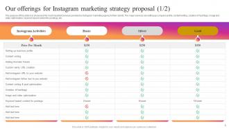 Instagram Marketing Strategy Proposal To Boost Online Presence Powerpoint Presentation Slides Visual Pre-designed