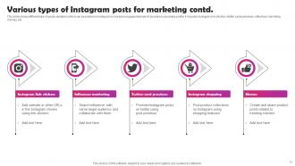 Instagram Marketing To Build Audience Engagement MKT CD V Adaptable Multipurpose